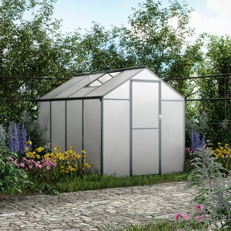 Goodyo® 6'x8' Polycarbonate Greenhouse Walk in, Green