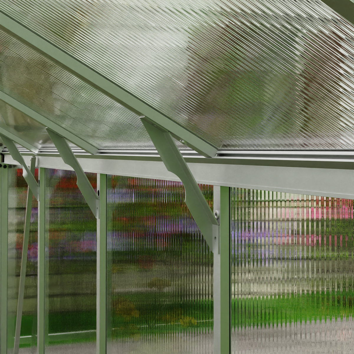 7.87x11.88 FT Large Greenhouse for Outdoors, Polycarbonate Walk-in Greenhouse with Roof Vent for Garden, Backyards, Silver