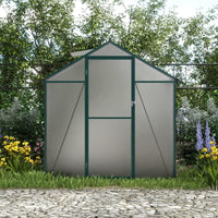 Goodyo® 6'x8' Polycarbonate Greenhouse Walk in, Green