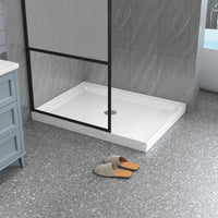 Goodyo® 34"x72" Shower Screen Door Walk-in Wetroom for Bathroom, Black
