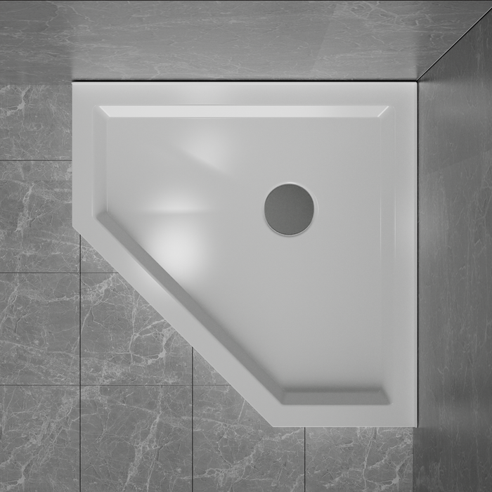 Goodyo® 36“ Neo-Angle Shower Base in White