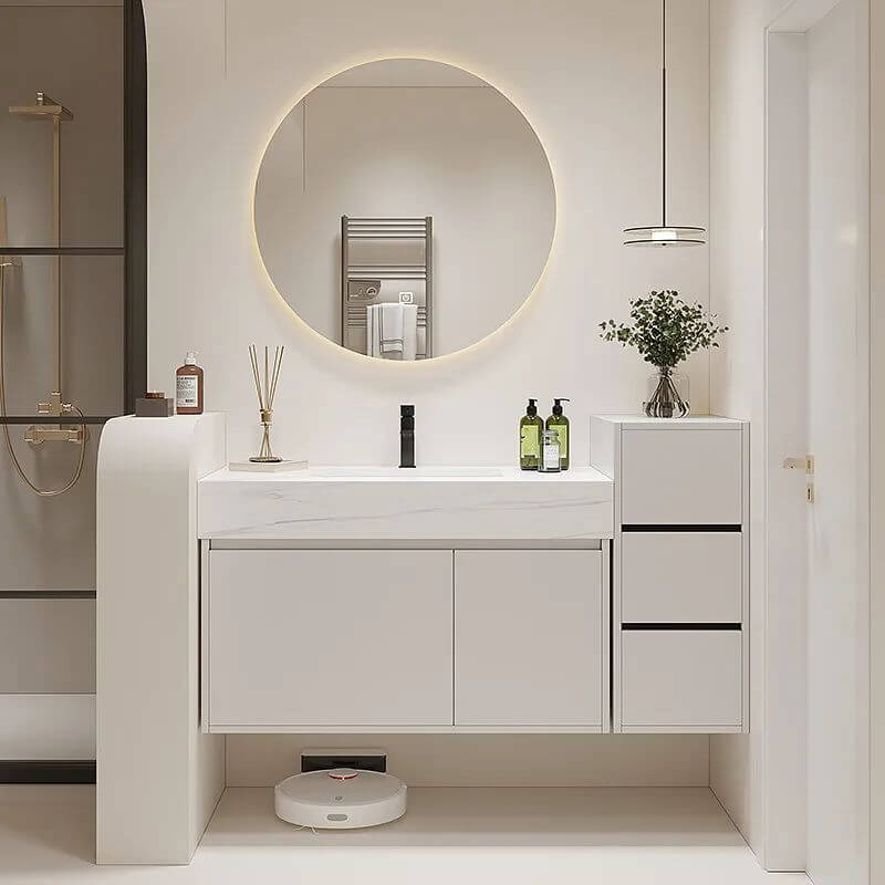7 kinds of common bathroom cabinet plate, the most complete advantages and disadvantages