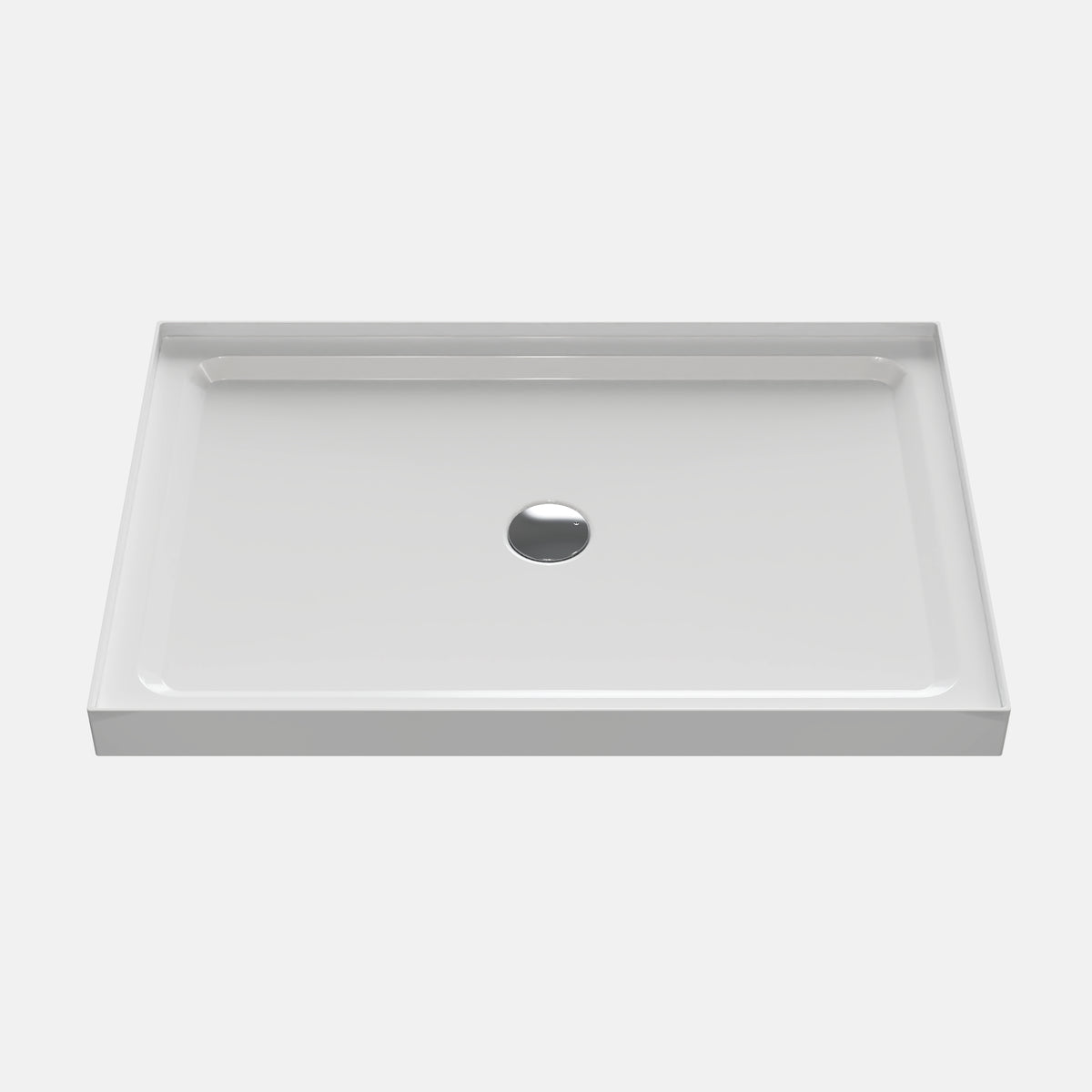 32"X48" Shower Base Shower Pan White with Drain