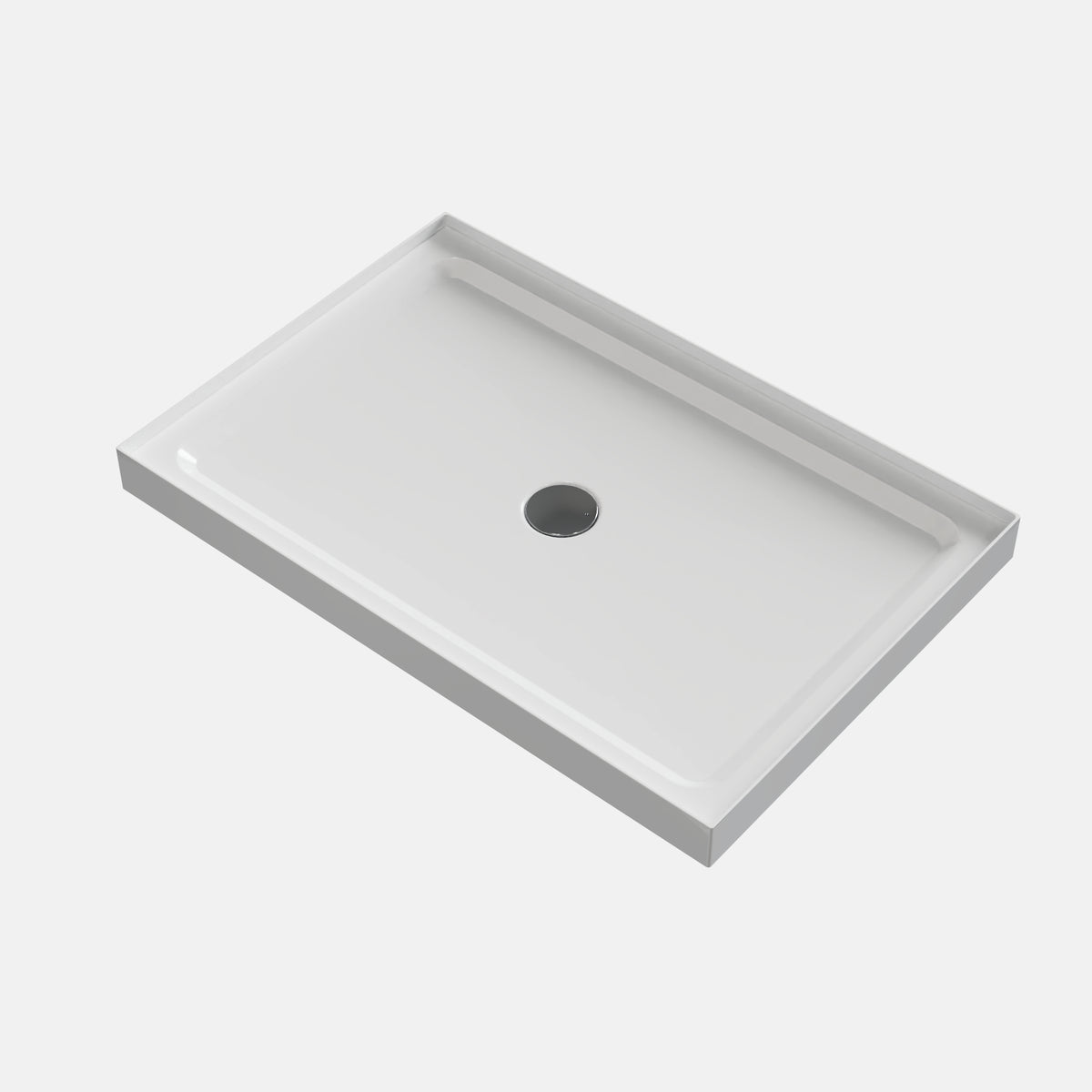 32"X48" Shower Base Shower Pan White with Drain