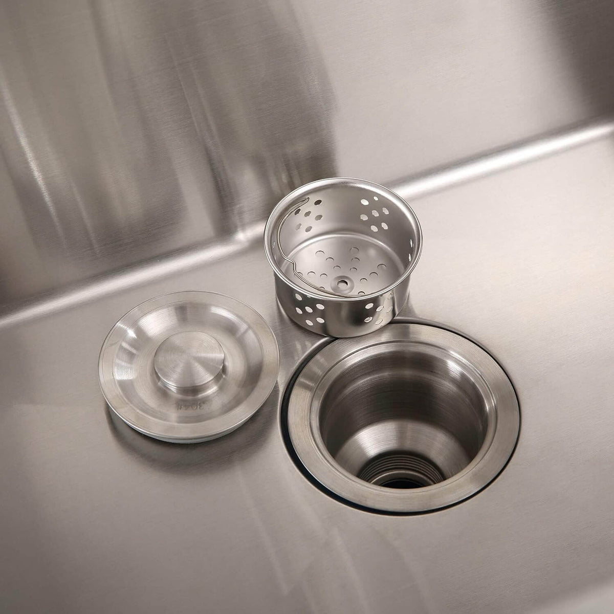 24" Drop-in Stainless Steel Kitchen Sink