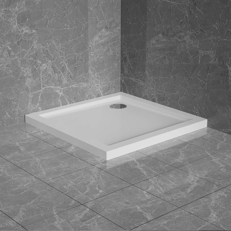 Goodyo® 32"x32" Corner Shower Base Pan White with Drain