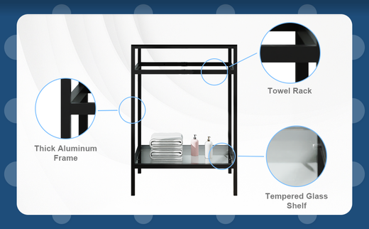 Aluminum and Tempered Glass