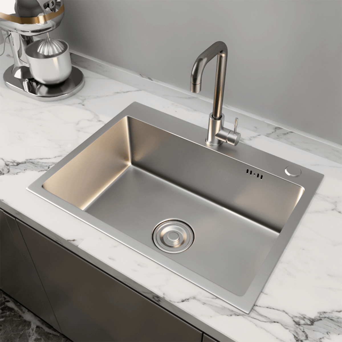 Goodyo® 24" Utility Sink Stainless Steel Kitchen Sink Drop-in