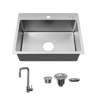 Goodyo® 24" Utility Sink Stainless Steel Kitchen Sink Drop-in